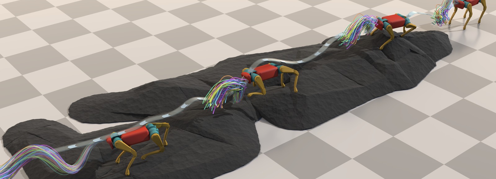 Plane-based Potential Contact Model for Robot Control on GPU